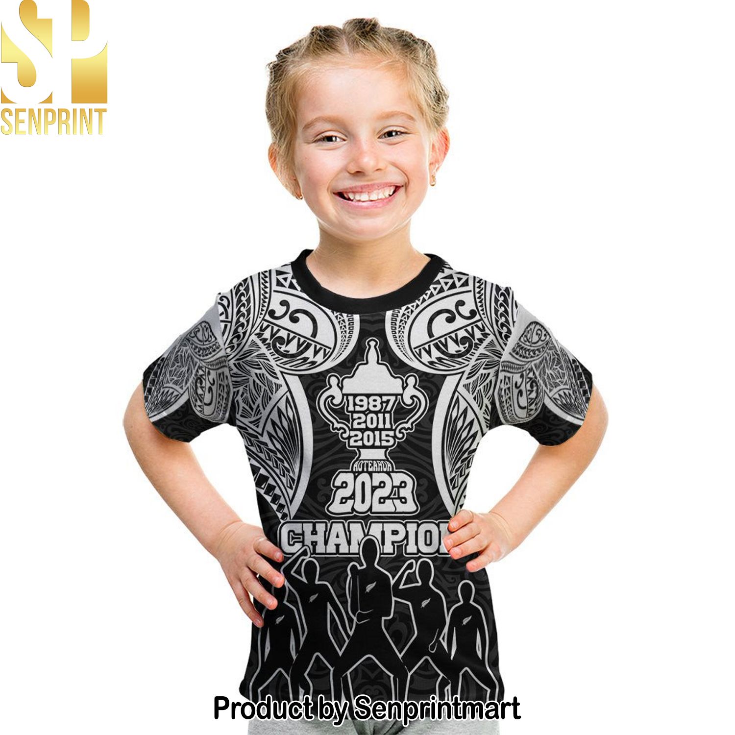 New Zealand Rugby Aotearoa Champion Cup History with Haka Dance Hypebeast Fashion Hawaiian Print Aloha Button Down Short Sleeve Shirt