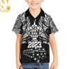 New Zealand Rugby Black Haka Dance With NZ Champions History For Fans New Type Hawaiian Print Aloha Button Down Short Sleeve Shirt