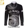 New Zealand Rugby Long Sleeve Aotearoa Silver Ferns Champions 3D Full Printing Hawaiian Print Aloha Button Down Short Sleeve Shirt