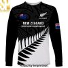 New Zealand Silver Fern Rugby Long Sleeve All Black Go Champions Maori Pattern Hot Outfit All Over Print Hawaiian Print Aloha Button Down Short Sleeve Shirt