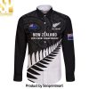New Zealand Silver Fern Rugby Long Sleeve Go Aotearoa Champions World Cup Hot Fashion 3D Hawaiian Print Aloha Button Down Short Sleeve Shirt