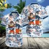 NFL Dallas Cowboys New Type Hawaiian Print Aloha Button Down Short Sleeve Shirt