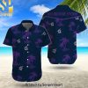 NRL Manly Warringah Sea Eagles Full Print Classic Hawaiian Print Aloha Button Down Short Sleeve Shirt