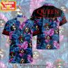 Personalized Queen Band S Tropical Beach ShorT New Version Hawaiian Print Aloha Button Down Short Sleeve Shirt
