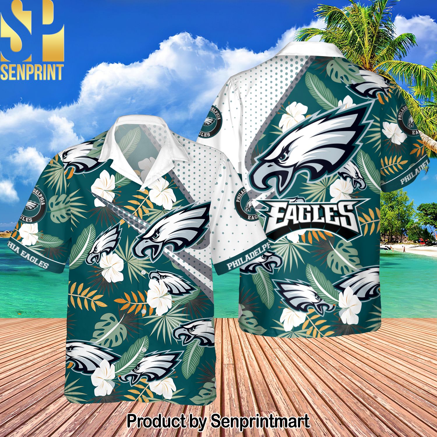 Philadelphia Eagles National Football League For Fan Full Printed Hawaiian Shirt