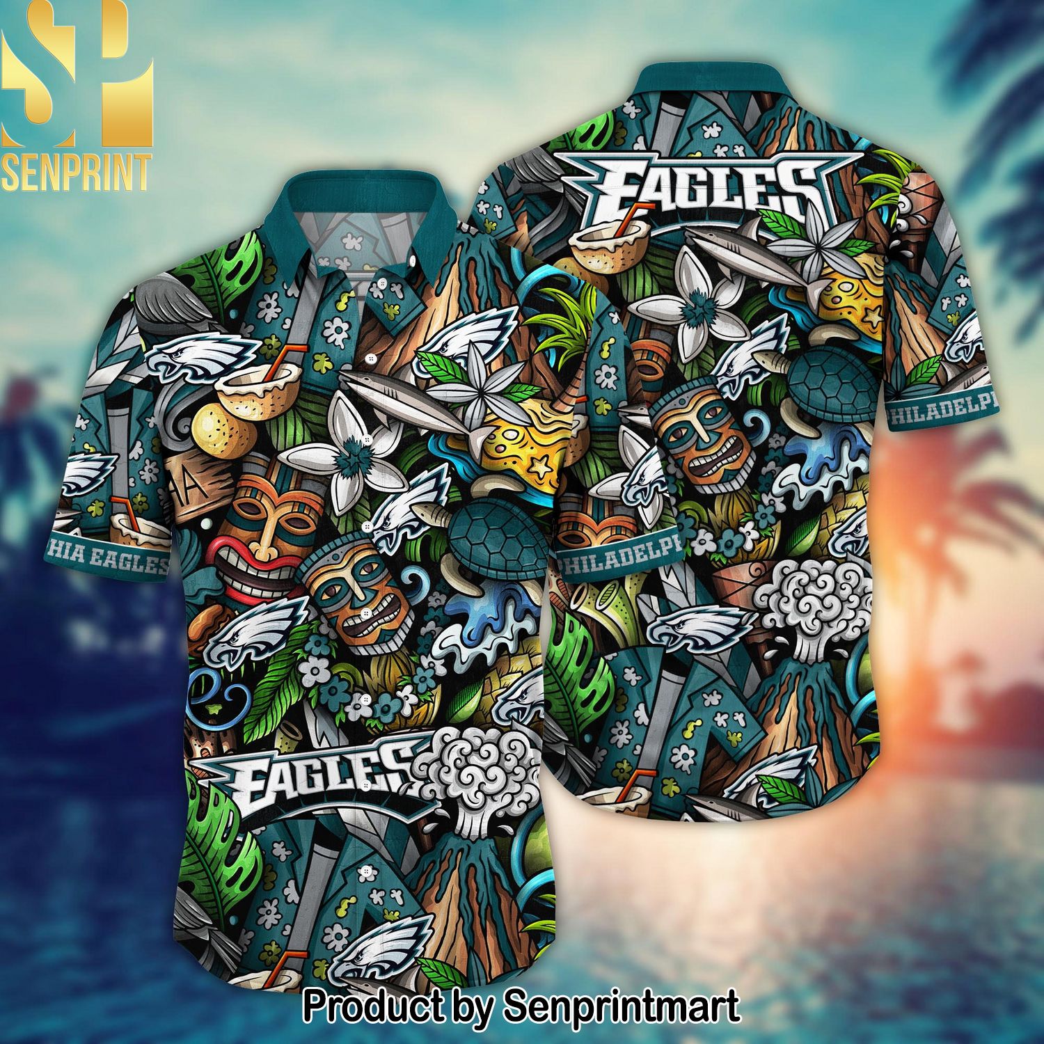 Philadelphia Eagles National Football League For Fans 3D Hawaiian Shirt