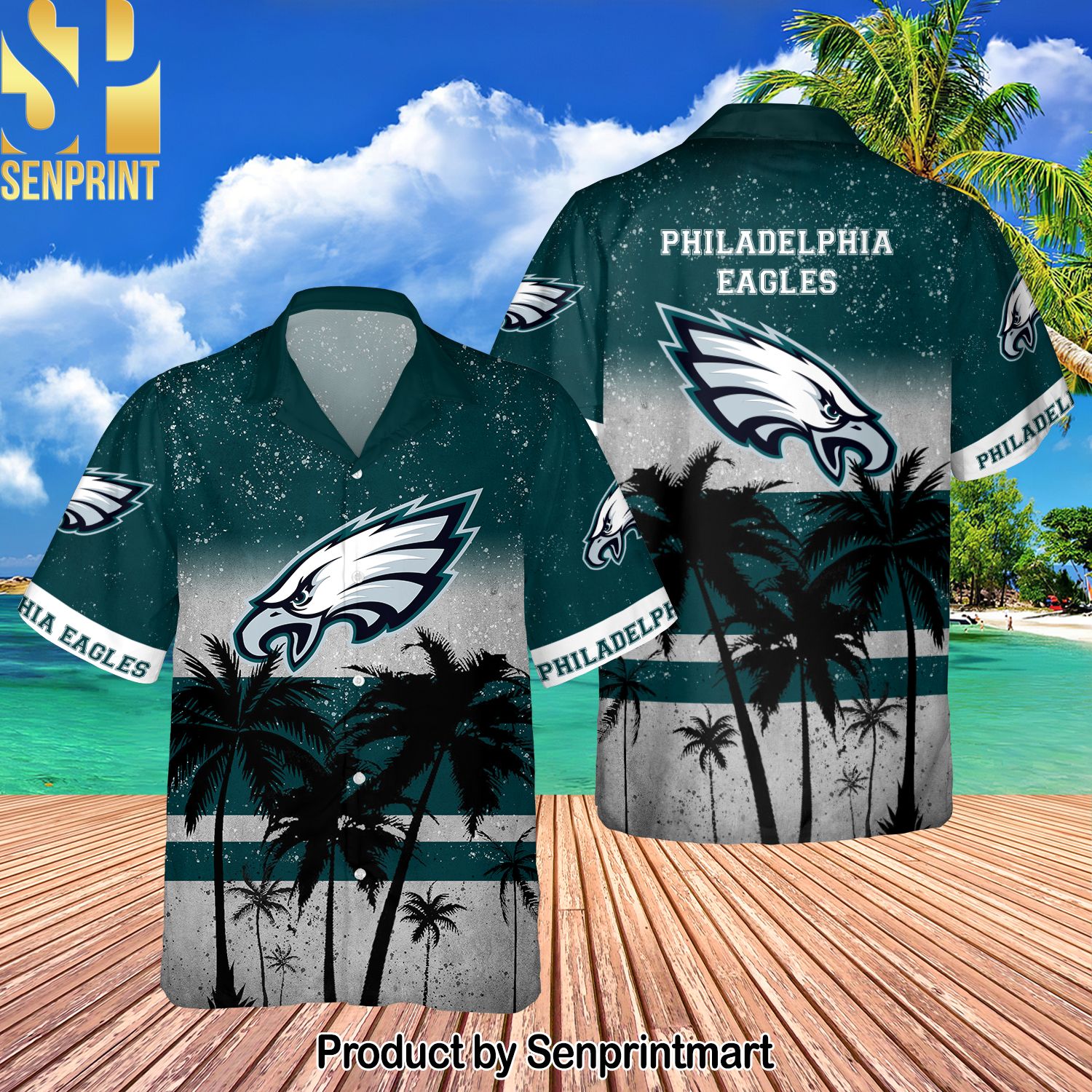 Philadelphia Eagles National Football League Vintage For Fan Full Printed Hawaiian Shirt