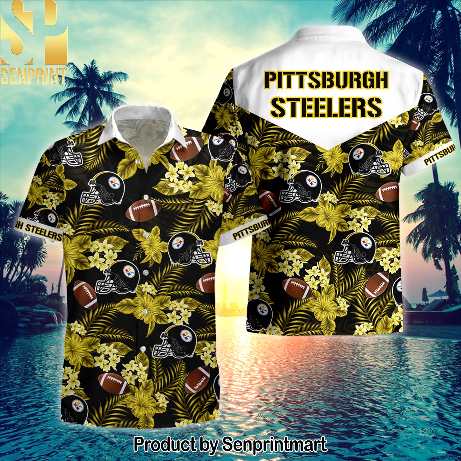 Pittsburgh Steelers National Football League Summer For Fan All Over Print Hawaiian Shirt