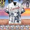 Premium All Gave Some Some Gave All US Veteran 3D Full Print Hawaiian Print Aloha Button Down Short Sleeve Shirt