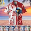 Premium Eagle US Veteran Hot Fashion Hawaiian Print Aloha Button Down Short Sleeve Shirt
