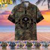 Premium Proud United States Veteran Best Combo Full Printing Hawaiian Print Aloha Button Down Short Sleeve Shirt