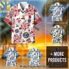Premium Proudly Served For Female Veteran All Over Printed 3D Hawaiian Print Aloha Button Down Short Sleeve Shirt