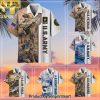 Premium Proudly Served For Female Veteran Unisex All Over Printed Hawaiian Print Aloha Button Down Short Sleeve Shirt