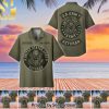 Premium Proudly Served US Veteran All Over Print Unisex Hawaiian Print Aloha Button Down Short Sleeve Shirt