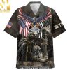 Premium United States Veteran Set All Over Printed 3D Hawaiian Print Aloha Button Down Short Sleeve Shirt