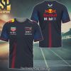 Red Bull Racing 3D All Over Print Hawaiian Print Aloha Button Down Short Sleeve Shirt