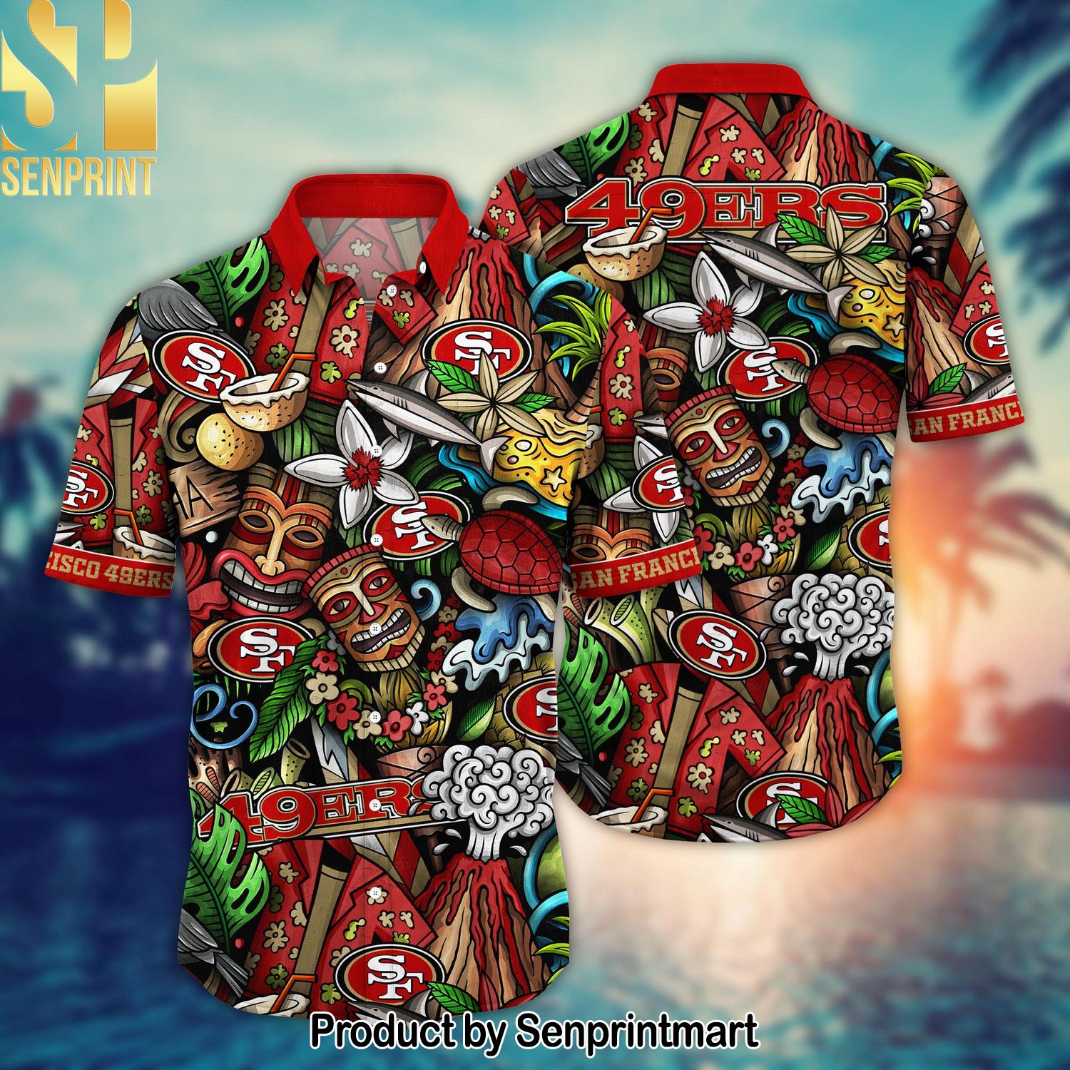 San Francisco 49ers National Football League For Fans Full Printed Hawaiian Shirt