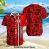 Southampton Combo Full Printing Hawaiian Print Aloha Button Down Short Sleeve Shirt