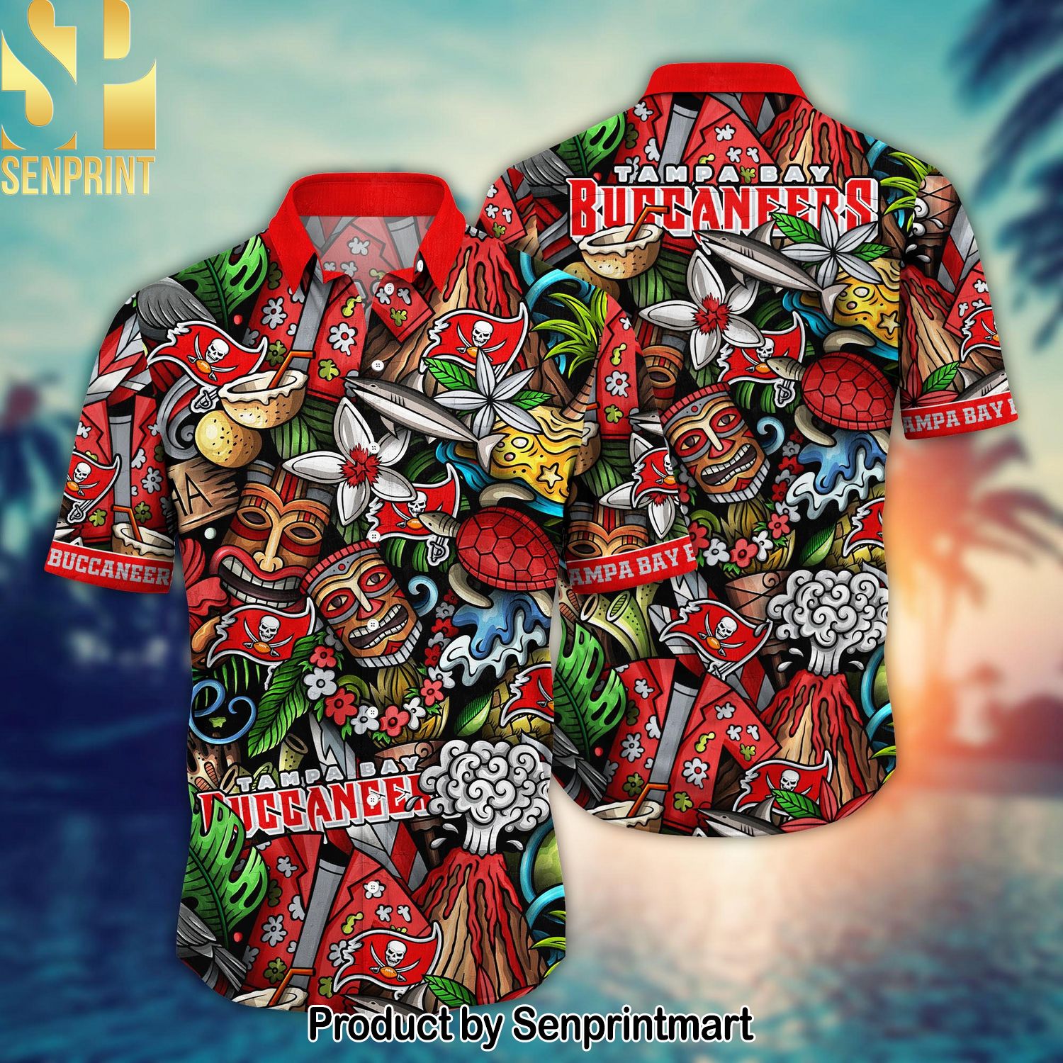Tampa Bay Buccaneers National Football League For Sport Fan All Over Print Hawaiian Shirt
