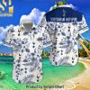 These Colors Don’t Run United States Veteran Hot Outfit All Over Print Hawaiian Print Aloha Button Down Short Sleeve Shirt