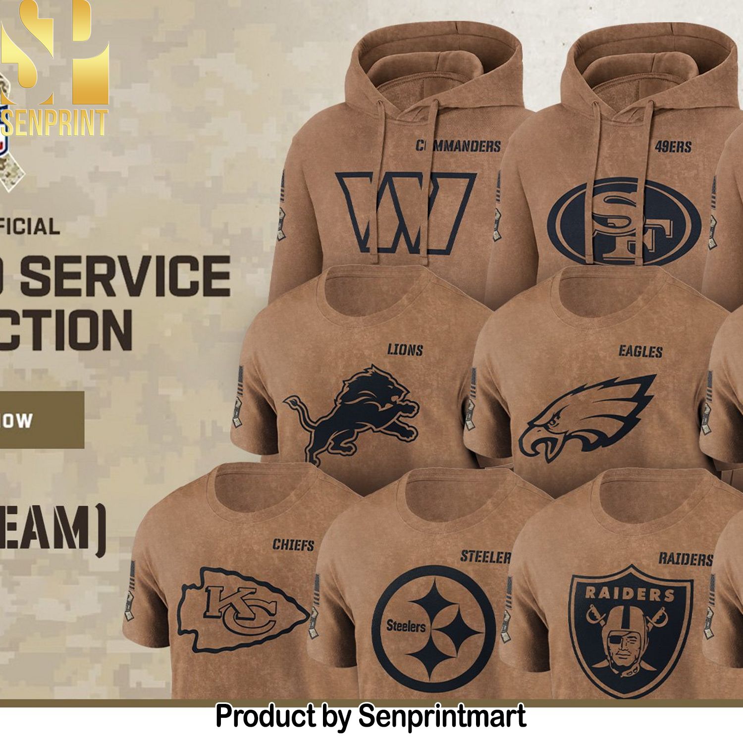 2023 NFL Team Salute To Service Club Collection