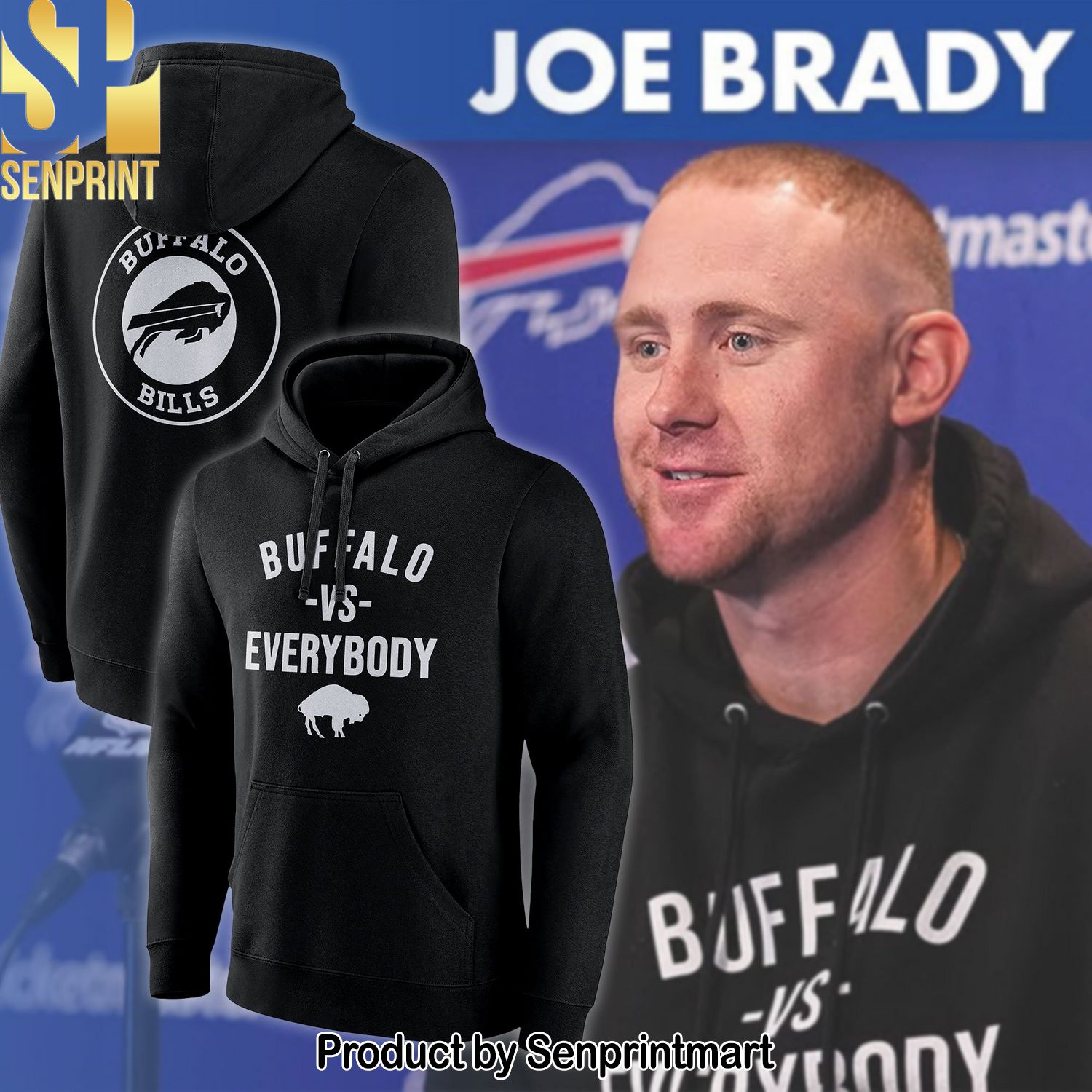 Buffalo Bills Vs Every Body Shirt -Black