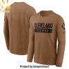 Cleveland Browns Antigua Orange Throwback Logo Victory Pullover Hoodie