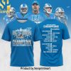 Detroit Lions 2023 NFC North Division Champions Collection All Over Print Shirt