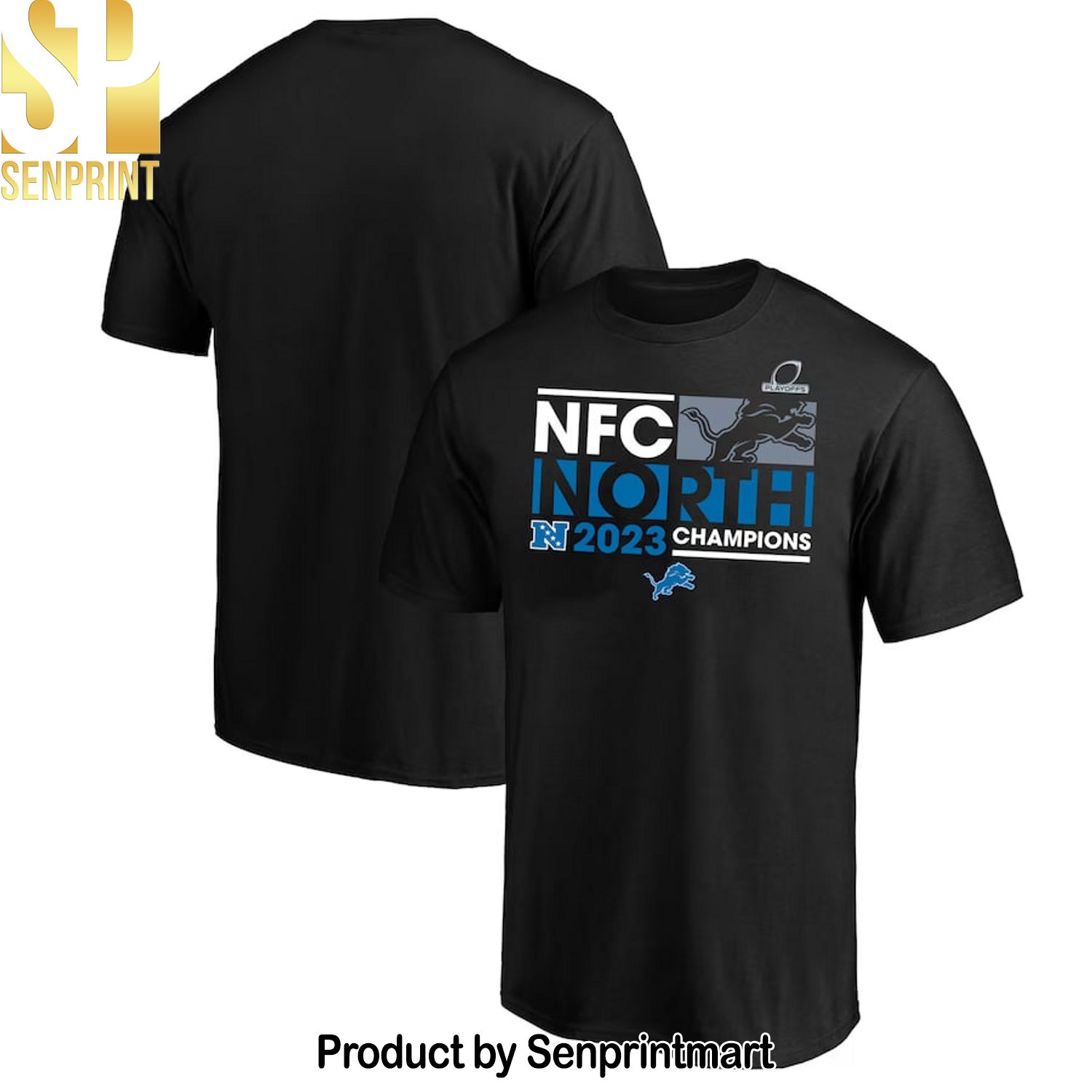 Detroit Lions 2023 NFC North Division Champions For Sport Fans Shirt