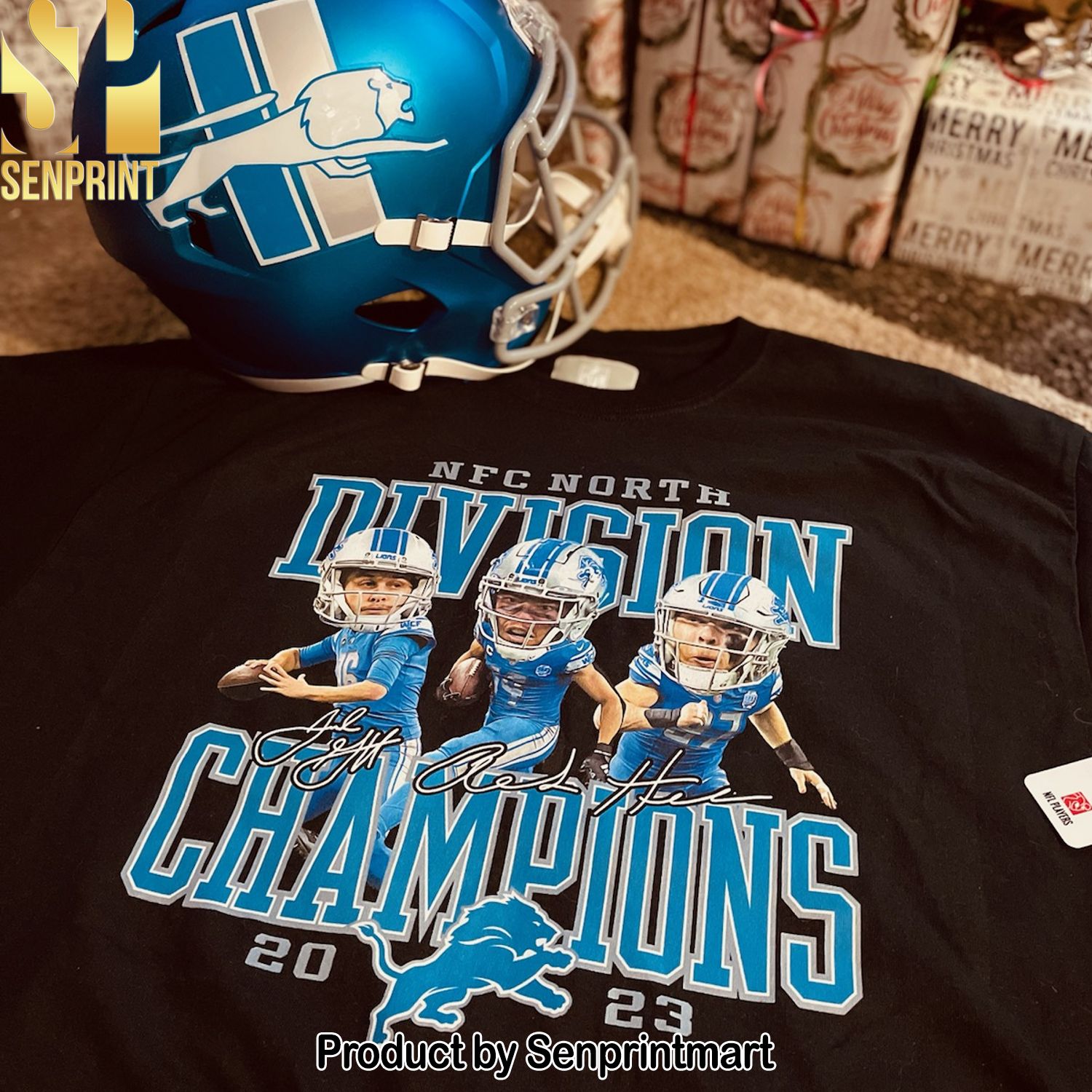 Detroit Lions 2023 NFC North Division ChampionsGift Ideas Shirt