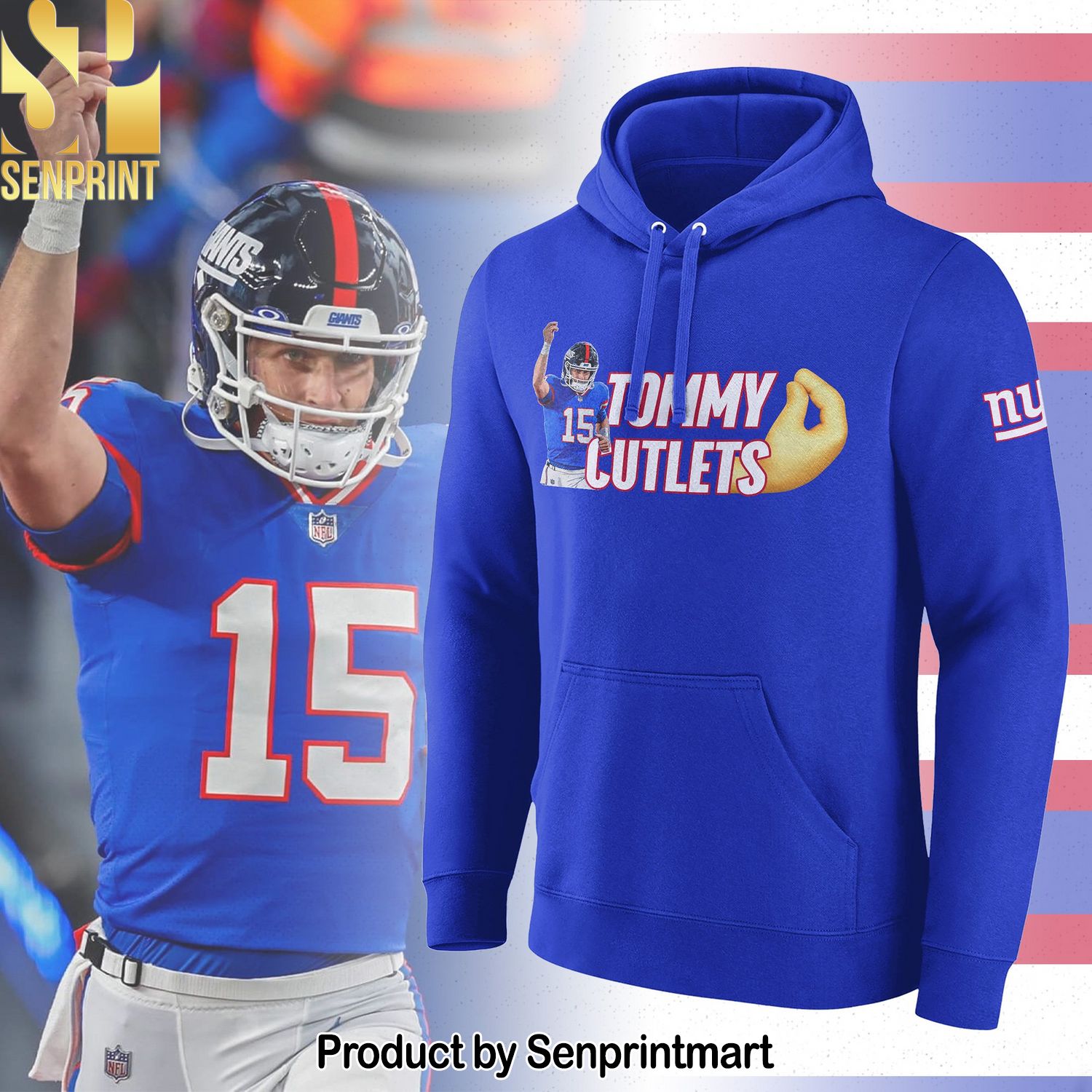 NFL New York Giants Tommy Cutlets Shirt