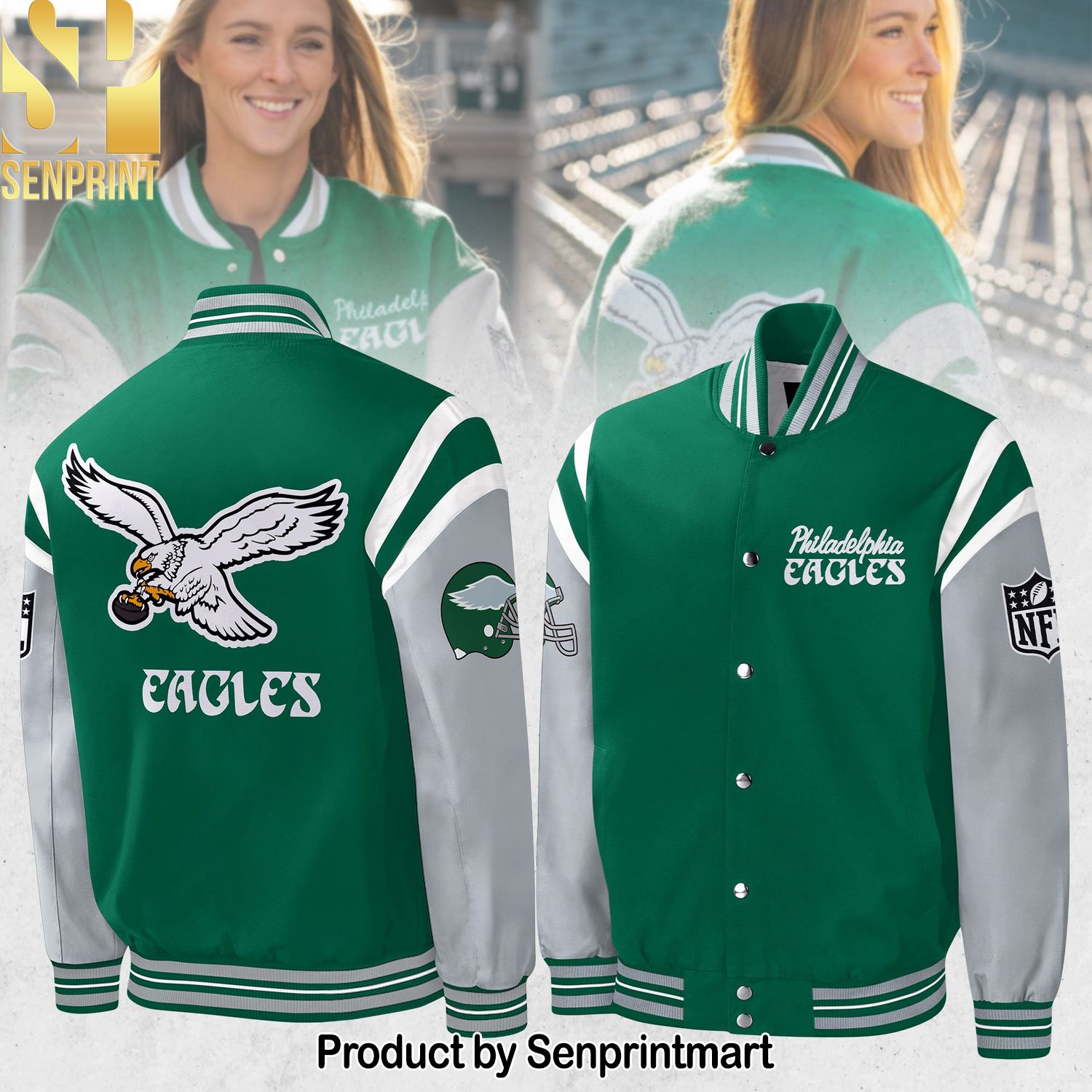 Philadelphia Eagles Bomber Jacket