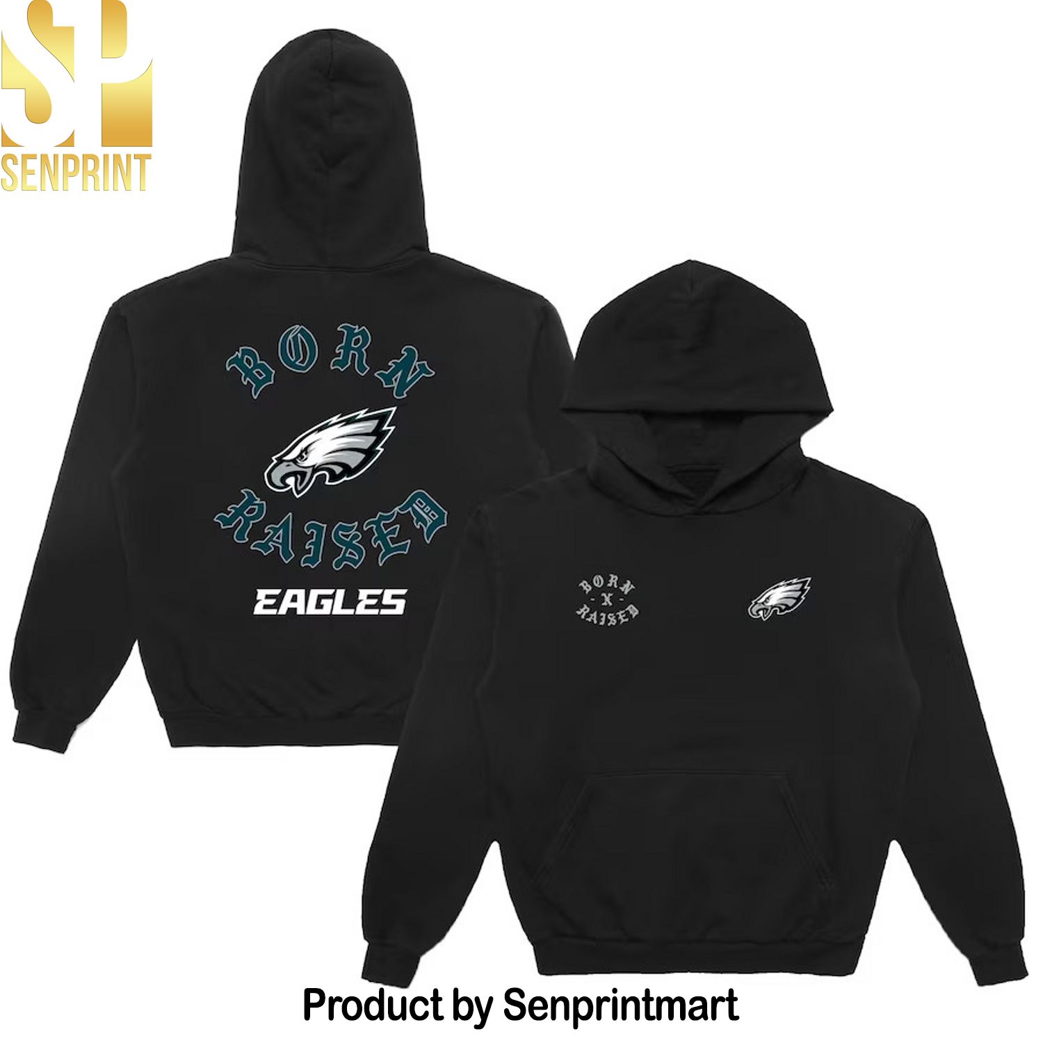 Philadelphia Eagles Born Raised hoodie