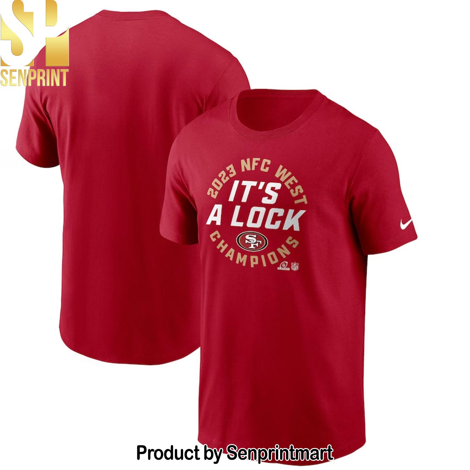 San Francisco 49ers 2023 NFC West Division Champions Locker Room Trophy Collection For Sport Fans Shirt