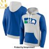 Seattle Seahawks Navy Pullover For Sport Fans Hoodie
