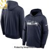 Seattle Seahawks Navy Pullover For Sport Fans Hoodie