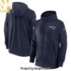 New England Patriots Navy Fan Gear Primary Logo Performance Pullover Hoodie