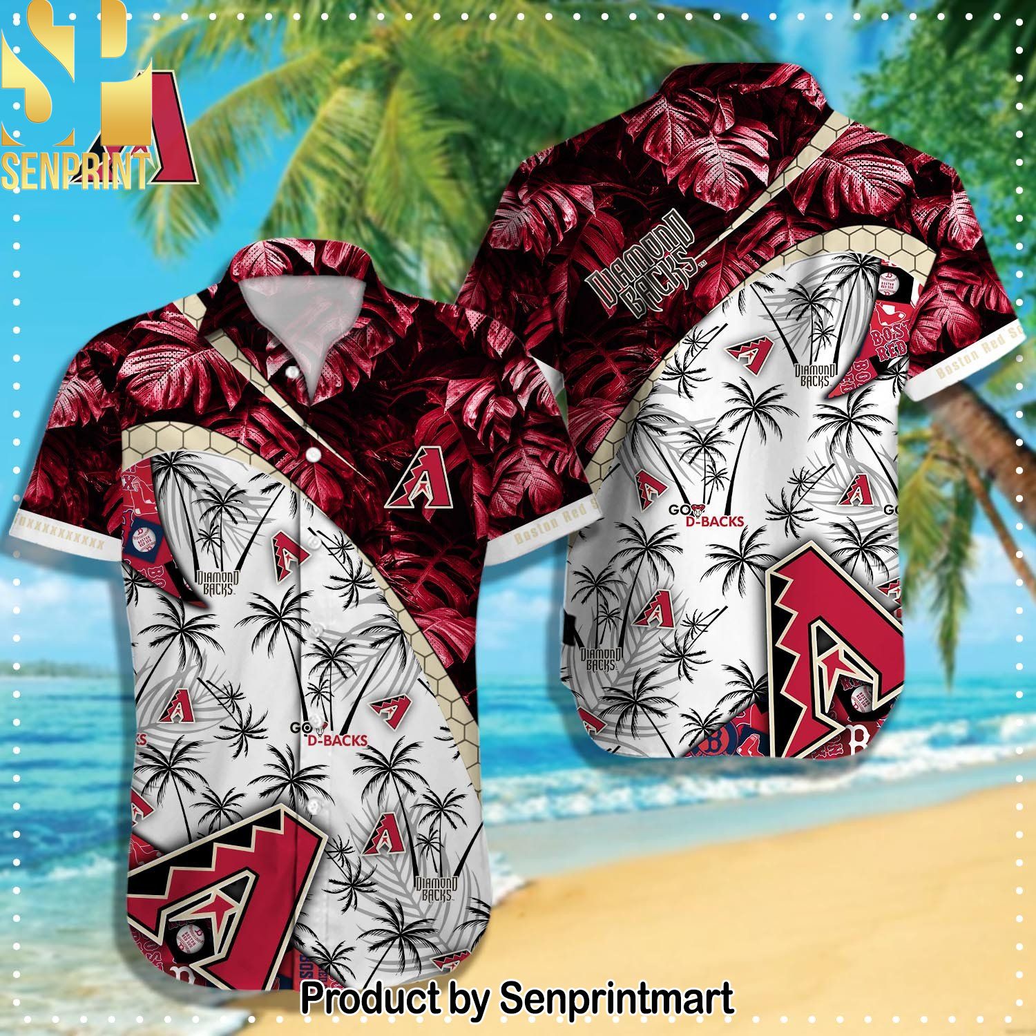 Arizona Diamondbacks MLB Full Print Classic Hawaiian Shirt and Shorts