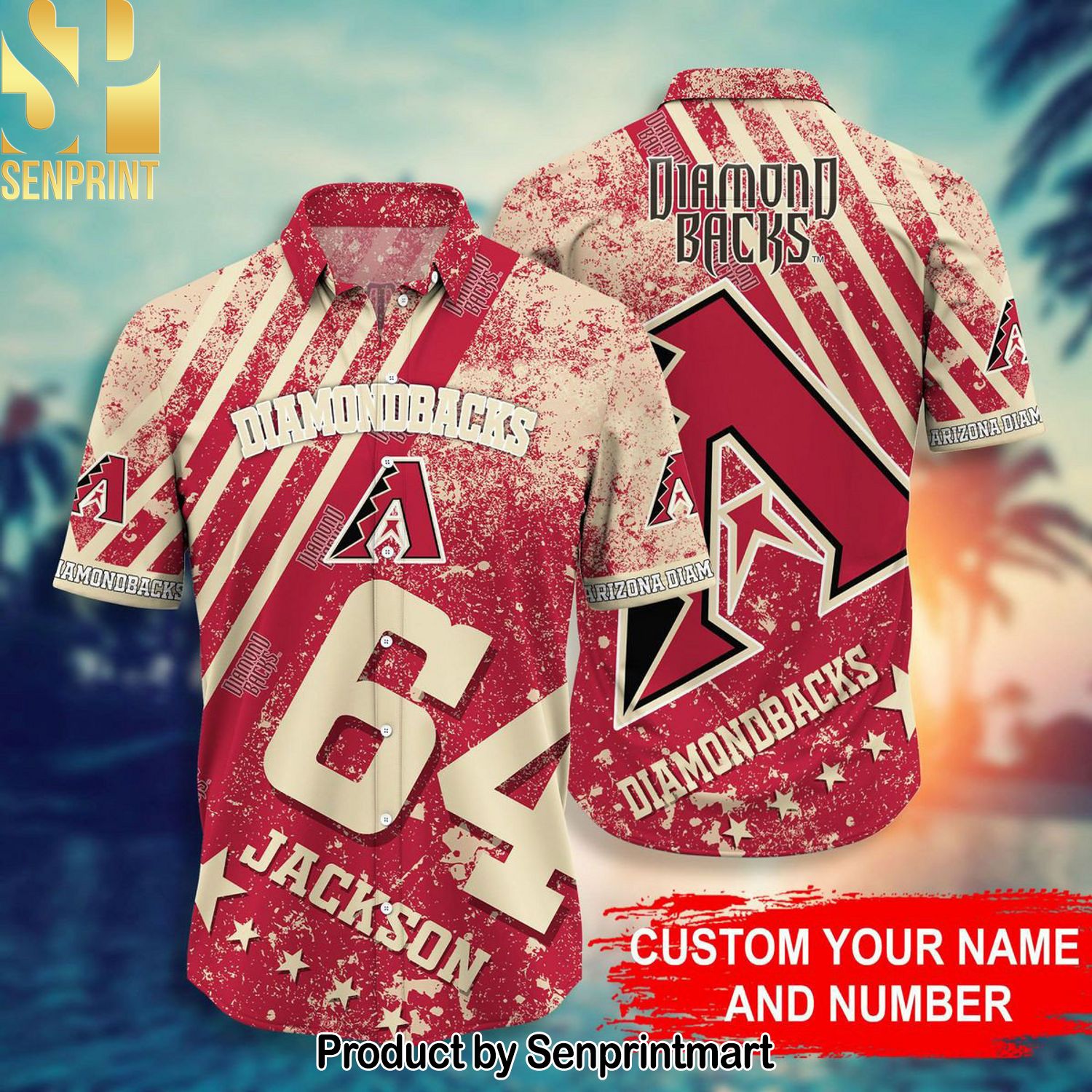 Arizona Diamondbacks MLB Hot Outfit All Over Print Hawaiian Shirt and Shorts