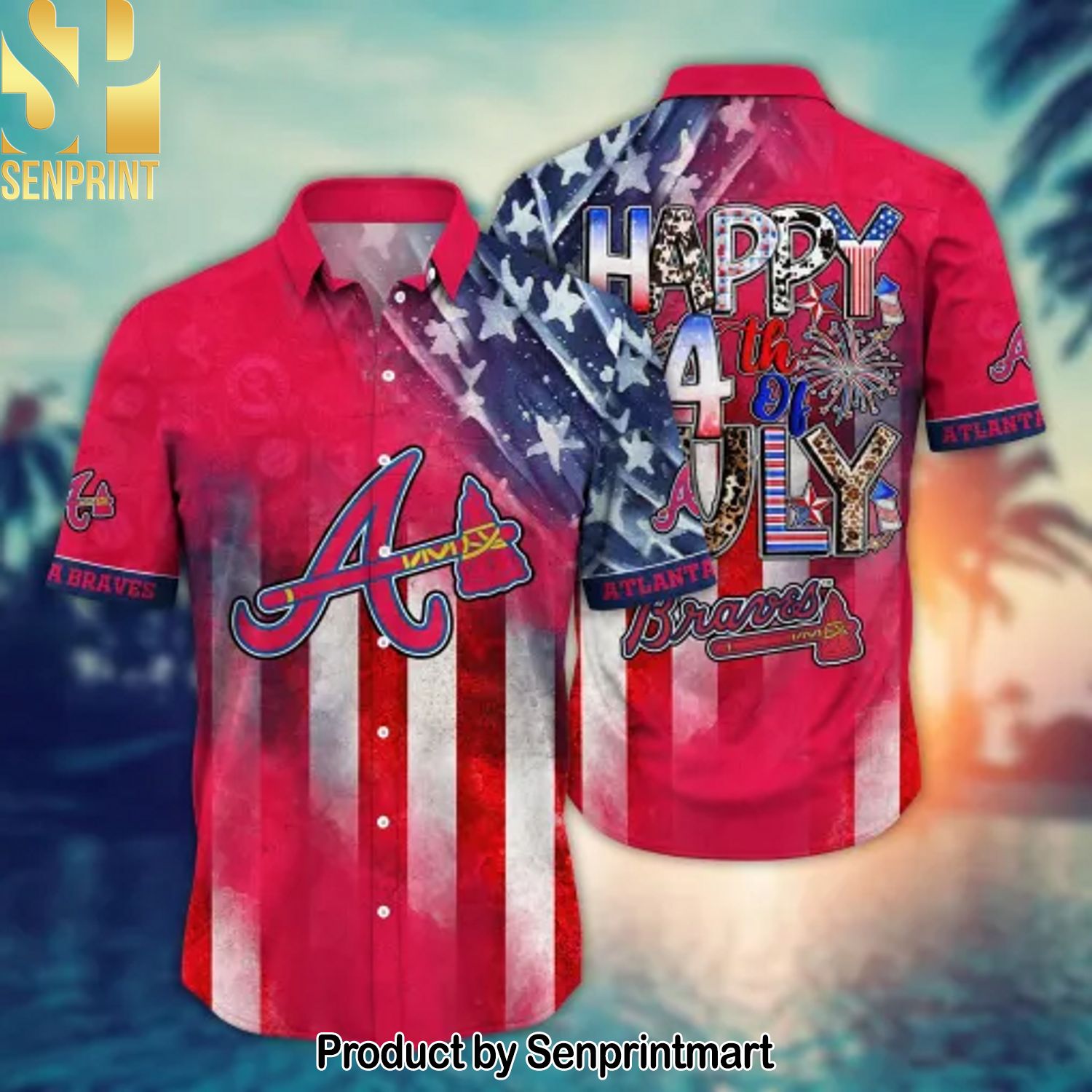 Atlanta Braves MLB Amazing Outfit Hawaiian Shirt and Shorts