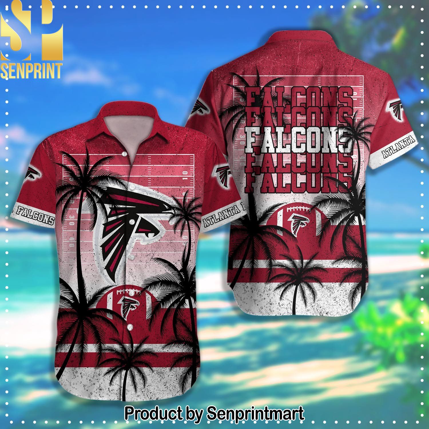 Atlanta Falcons NFL Full Print Classic Hawaiian Shirt and Shorts