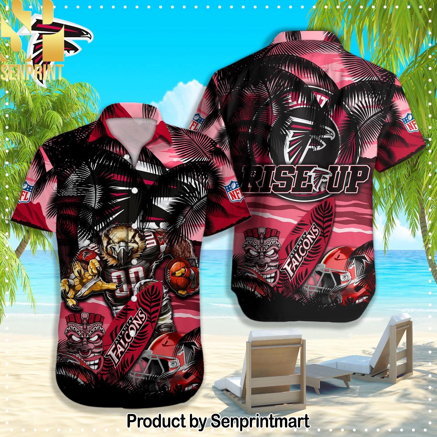 Atlanta Falcons NFL New Style Hawaiian Shirt and Shorts