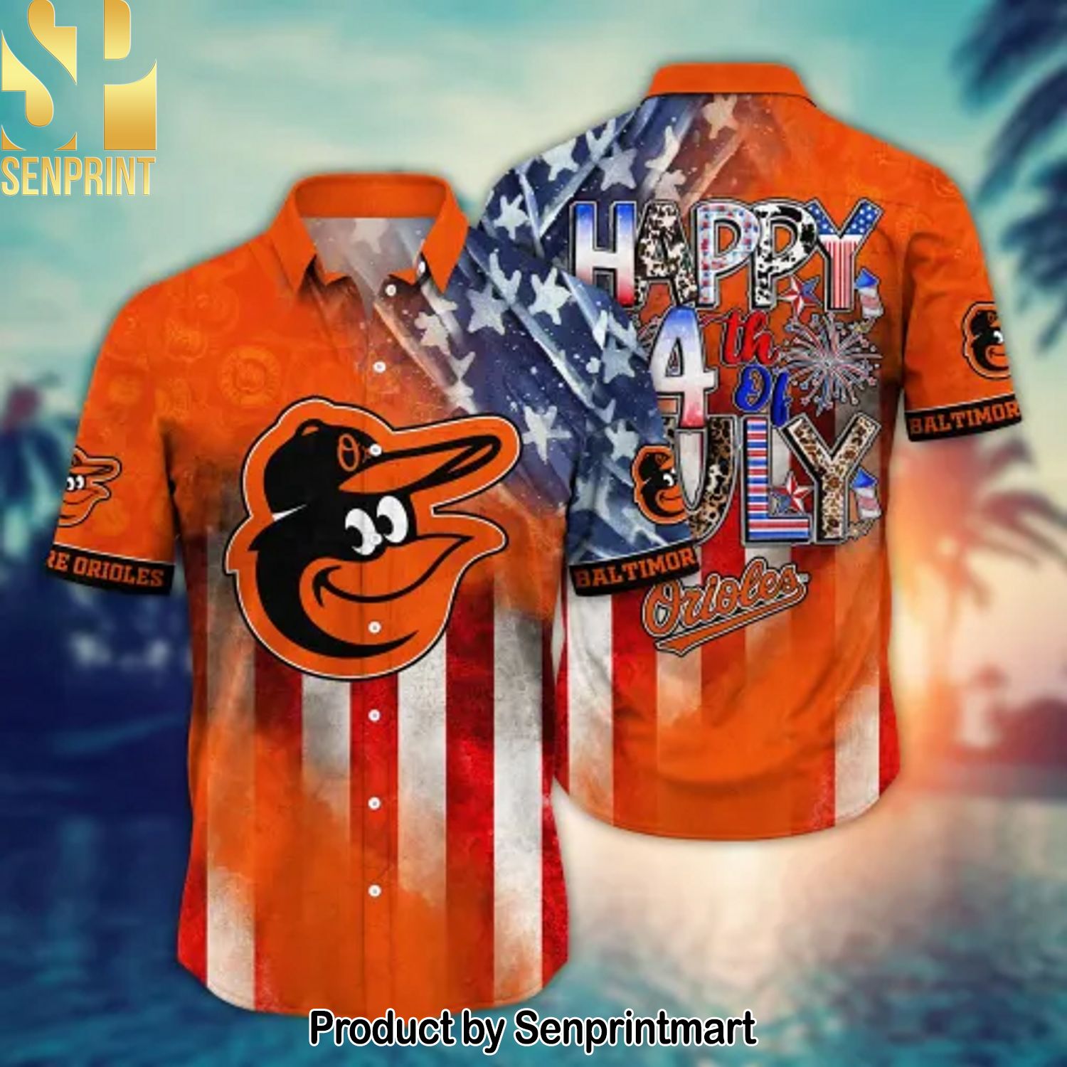 Baltimore Orioles MLB Unisex Hawaiian Shirt and Shorts