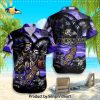 Baltimore Ravens NFL Sport Fans Casual All Over Printed Hawaiian Shirt and Shorts
