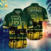 Bethune-Cookman Wildcats NCAA Hibiscus Tropical Flower Pattern 3D Hawaiian Shirt and Shorts