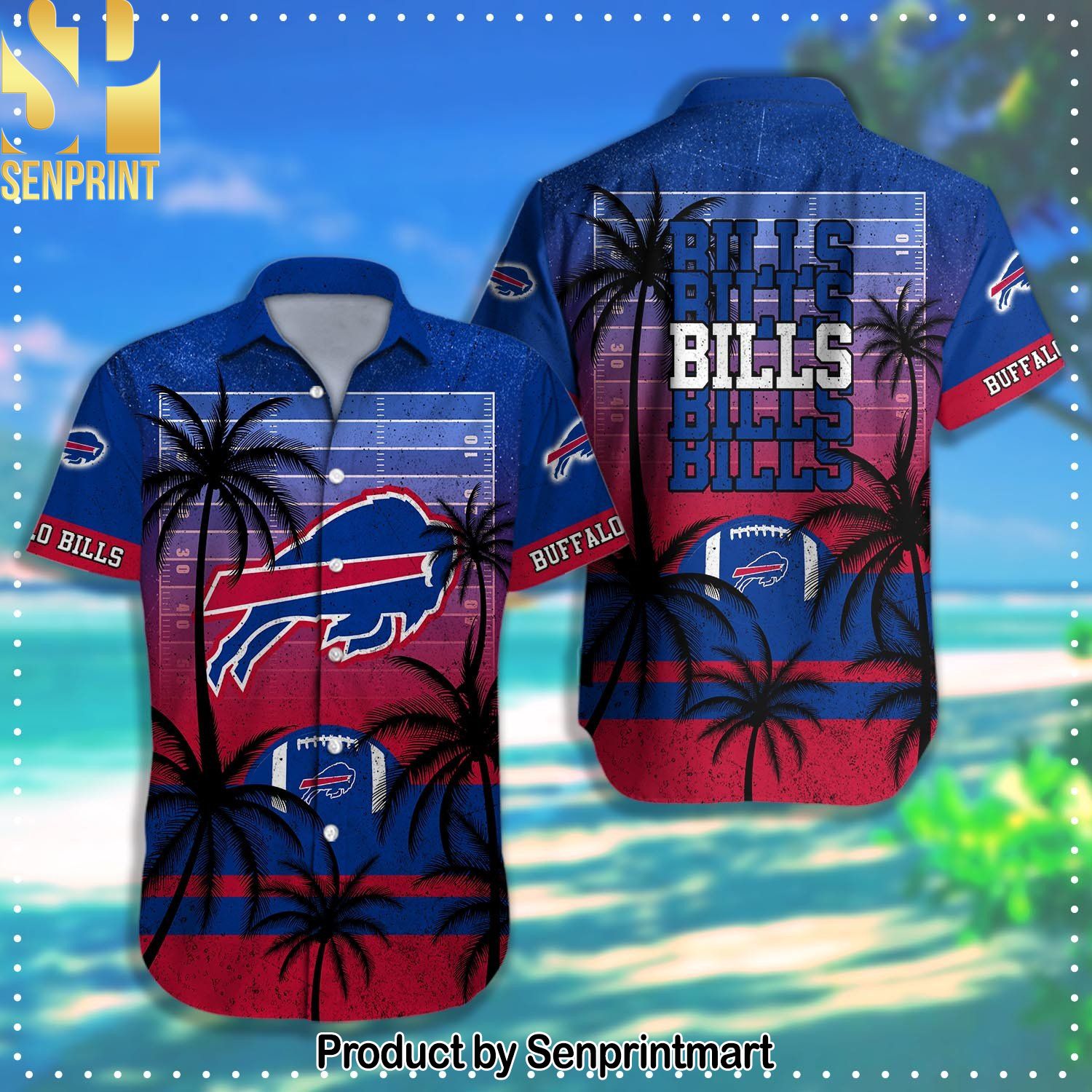 Buffalo Bills NFL Full Printed Classic Hawaiian Shirt and Shorts
