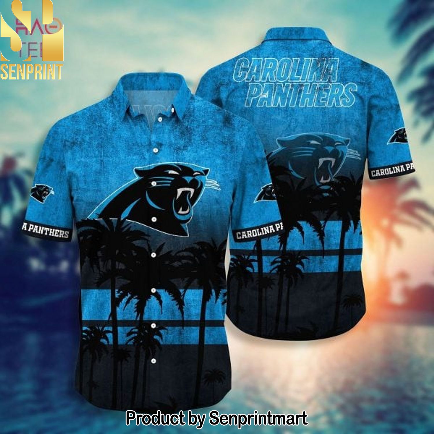 Carolina Panthers NFL Unique Full Printed Hawaiian Shirt and Shorts