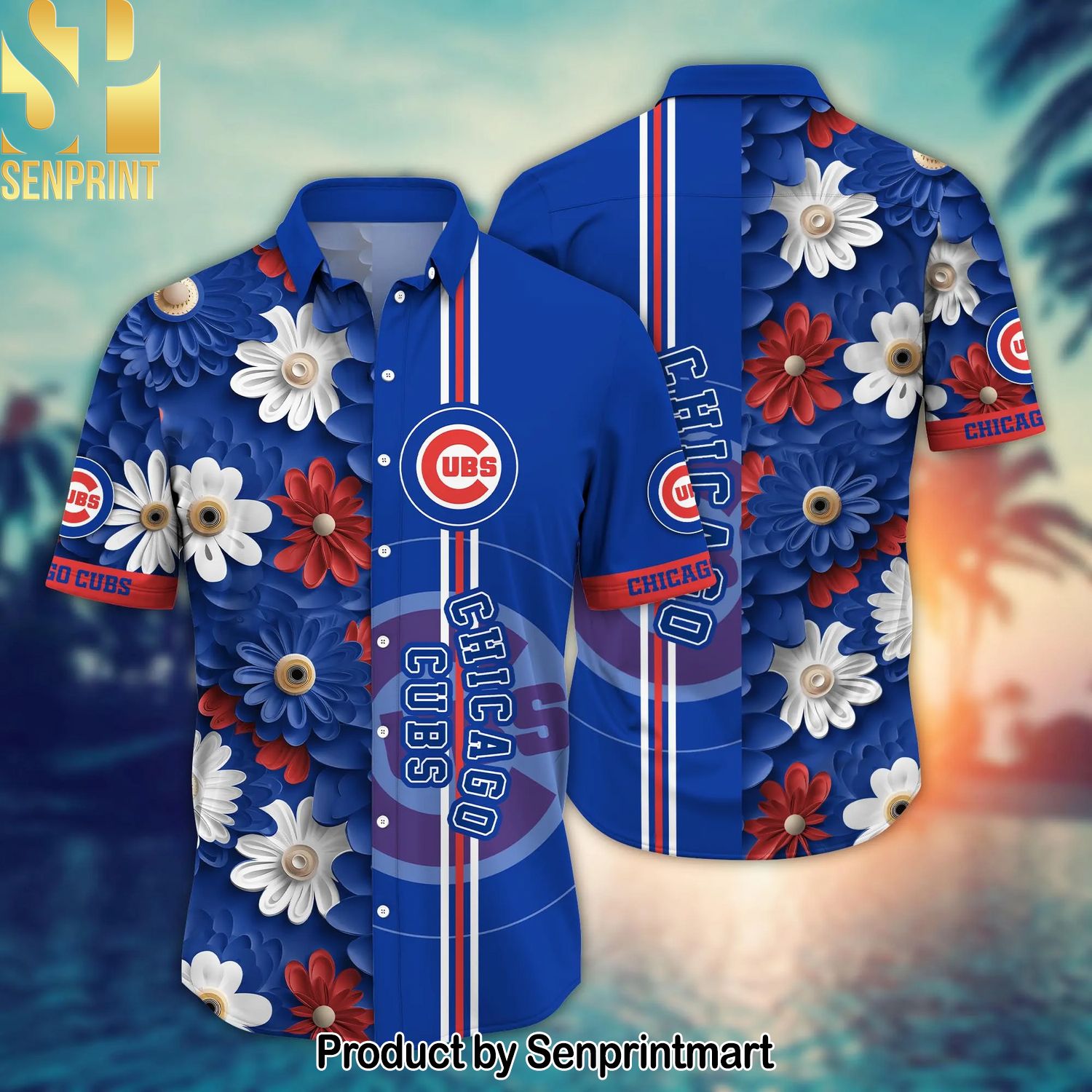 Chicago Cubs MLB Flower For Fan All Over Print Hawaiian Shirt and Shorts