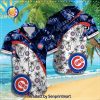 Chicago State Cougars NCAA Hibiscus Tropical Flower 3D Hawaiian Shirt and Shorts