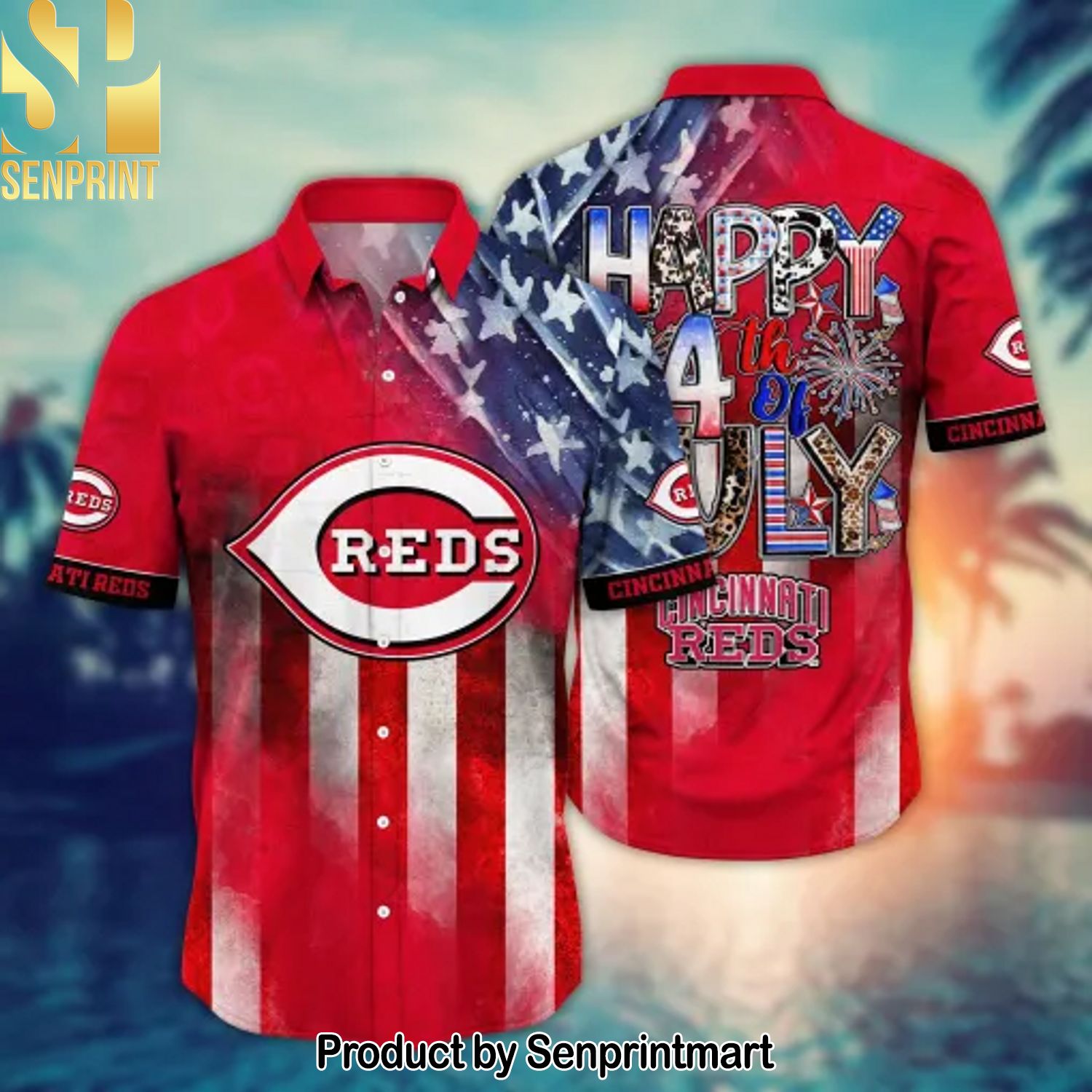 Cincinnati Reds MLB 3D Full Printed Hawaiian Shirt and Shorts